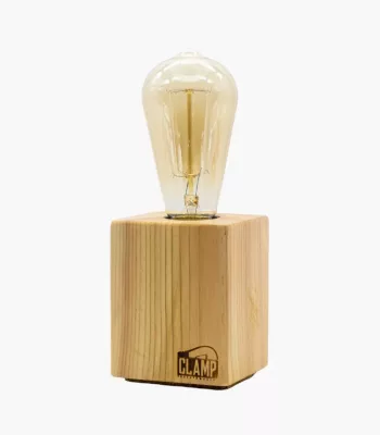 Nara - Lámpara de mesa minimalista de madera de pino